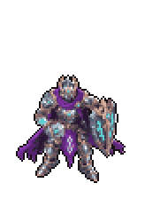 Sprite Puppeteer’s pixel-art knight swinging his sword